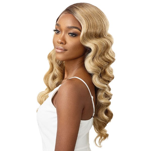 Outre Synthetic Sleeklay Part HD Lace Front Wig - LAVETTE - Airhomei
