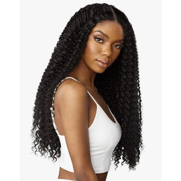 Sensationnel Butta Human Hair Blend Wet & Wavy Lace Front Wig - WATER WAVE 26