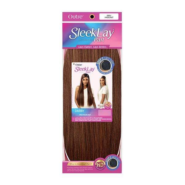 Outre Synthetic Sleeklay Part HD Lace Front Wig - DARBY - Airhomei