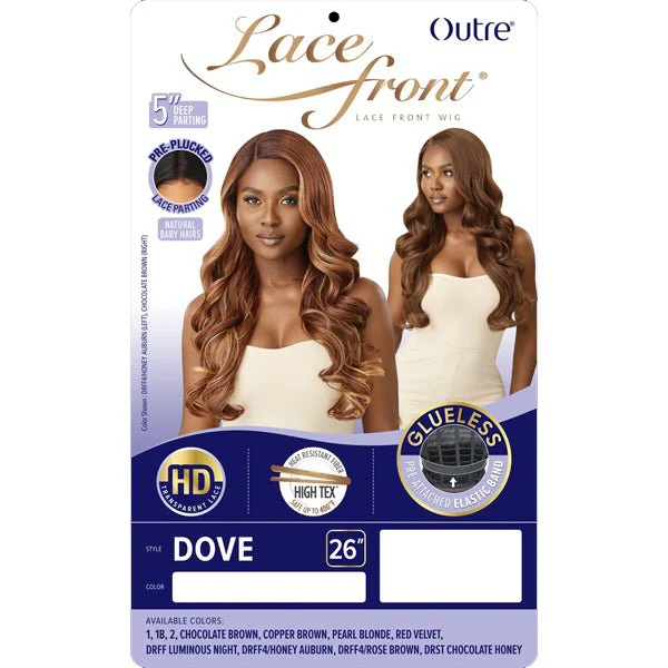Outre Synthetic Swiss HD Lace Front Wig - DOVE - Airhomei