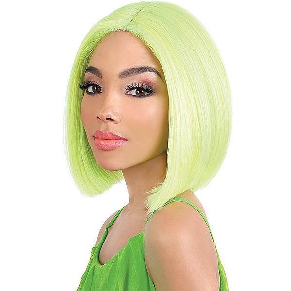 Motown Tress Let's Lace Deep Part Synthetic Swiss Lace Front Wig - LDP NEON2 - Clearance - Airhomei