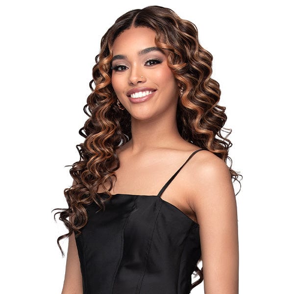 Bobbi Boss Curly Edges Synthetic Deep Part Lace Wig - MLF712 NERIAH - Airhomei
