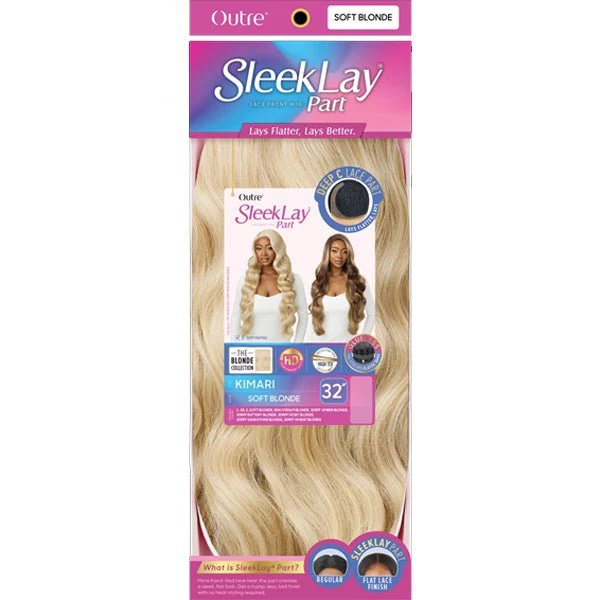 Outre Synthetic Sleeklay Part HD Lace Front Wig - KIMARI - Airhomei