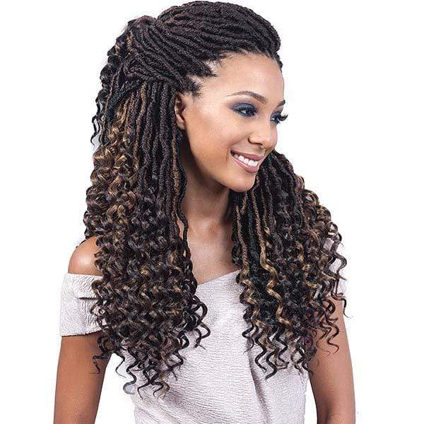 Bobbi Boss African Roots Collection Crochet Braid - NU LOCS CURLY TIPS 20