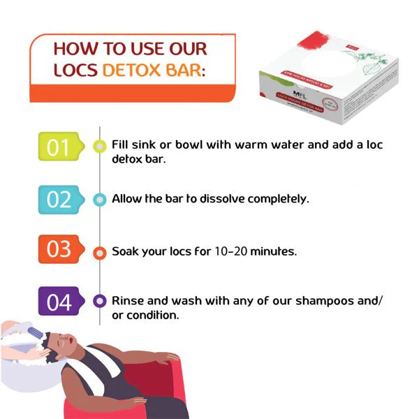 MFL - Locs Vegan Detox Bar - 120g - (C) - Airhomei