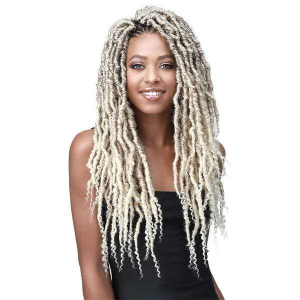 Bobbi Boss Synthetic Crochet Braid - MESSY FAUX LOCS CURLY TIPS 18 - Airhomei