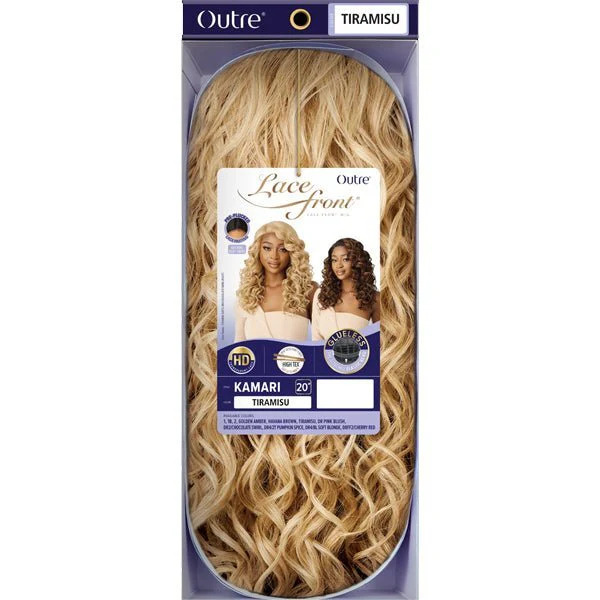 Outre Synthetic Swiss HD Lace Front Wig - KAMARI - Airhomei