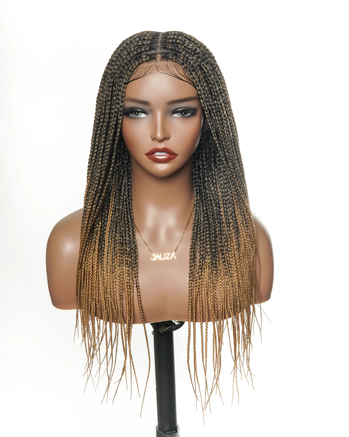 Pre Bleached Human Hair Lace Lightweight Knotless HD Lace Box Braided Wig - Airhomei