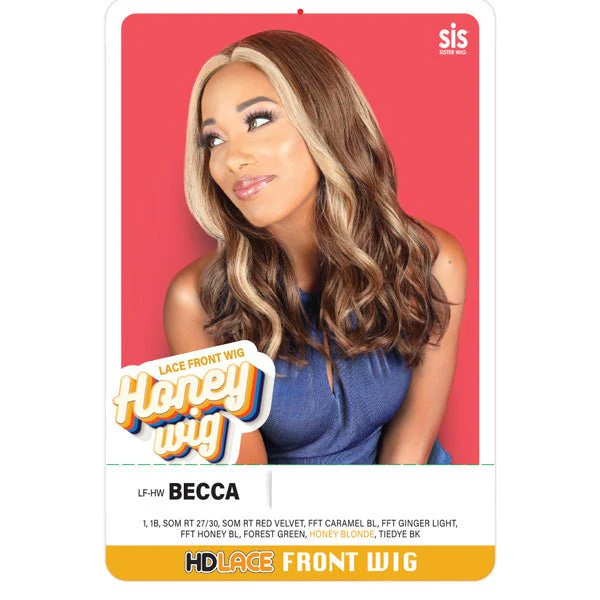 Zury Sis Honey Wig Synthetic HD Lace Front Wig - LF HW BECCA - Airhomei