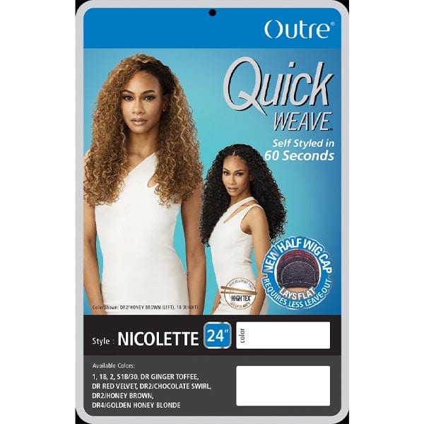 Outre Synthetic Quick Weave Half Wig - NICOLETTE - Airhomei