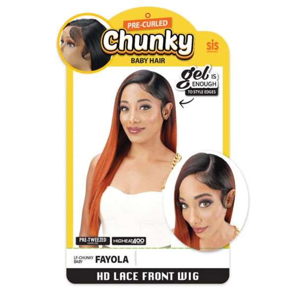 Zury Sis Synthetic Hair Chunky HD Lace Front Wig - FAYOLA - Airhomei