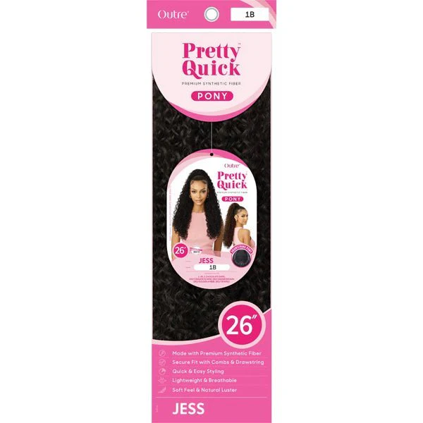 Outre Pretty Quick Synthetic Wrap Ponytail - JESS - Airhomei