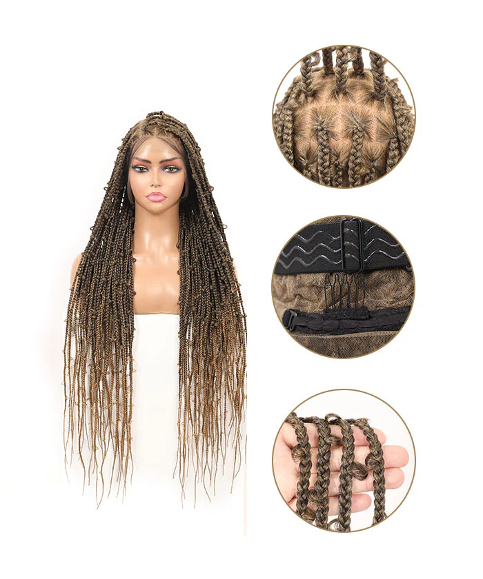 Fancivivi Butterfly Knotless Braids Over Hip-Length 36
