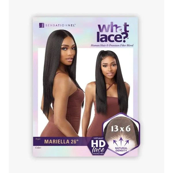 Sensationnel Cloud9 What Lace Human Hair Blend 13x6 Frontal Lace Wig - MARIELLA 26�� - Airhomei