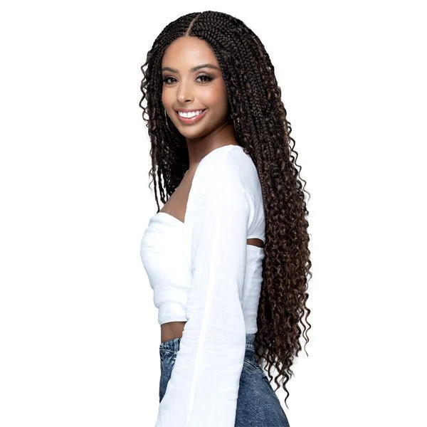 Bobbi Boss Synthetic Hair Lace Front Wig - MLF624 BOX BOHO BRAID 30 - Airhomei