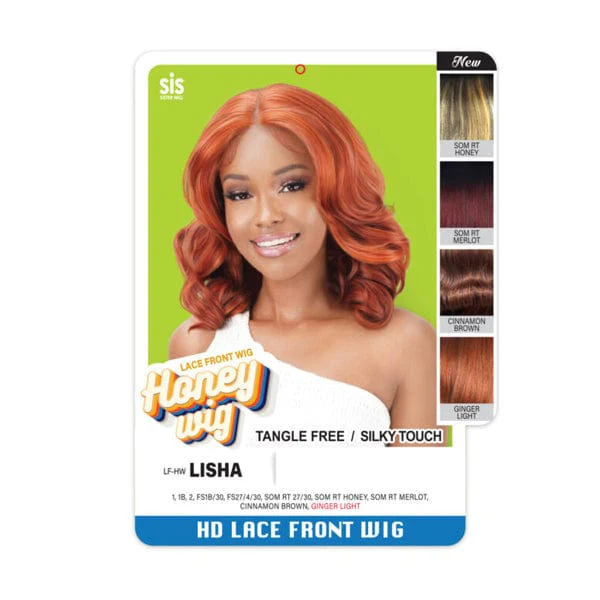 Zury Sis Honey Wig Synthetic HD Lace Front Wig - LF HW LISHA - Airhomei