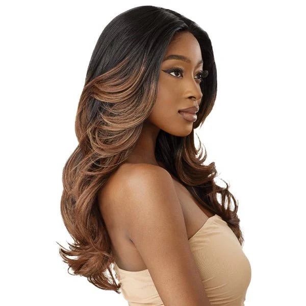 Outre Synthetic Swiss HD Lace Front Wig - BRENAE - Airhomei