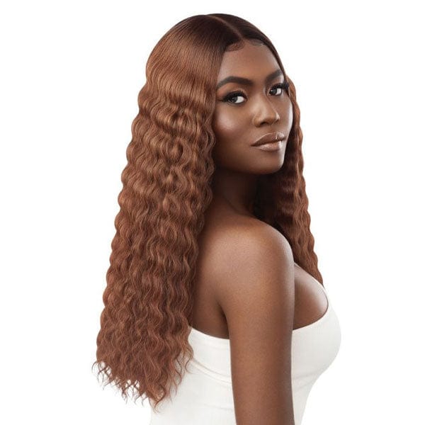 Outre Synthetic Sleeklay Part HD Lace Front Wig - PERLA - Airhomei