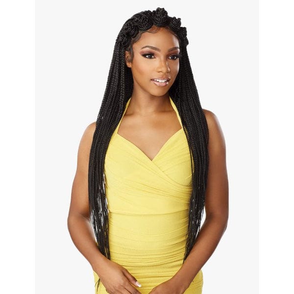 Sensationnel Cloud 9 Synthetic 100% Full Hand-Tied Braided Lace Wig - BOX BRAID 36