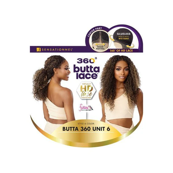 Sensationnel Butta Synthetic Hair Glueless 360 HD Lace Wig - BUTTA 360 UNIT 6 - Airhomei