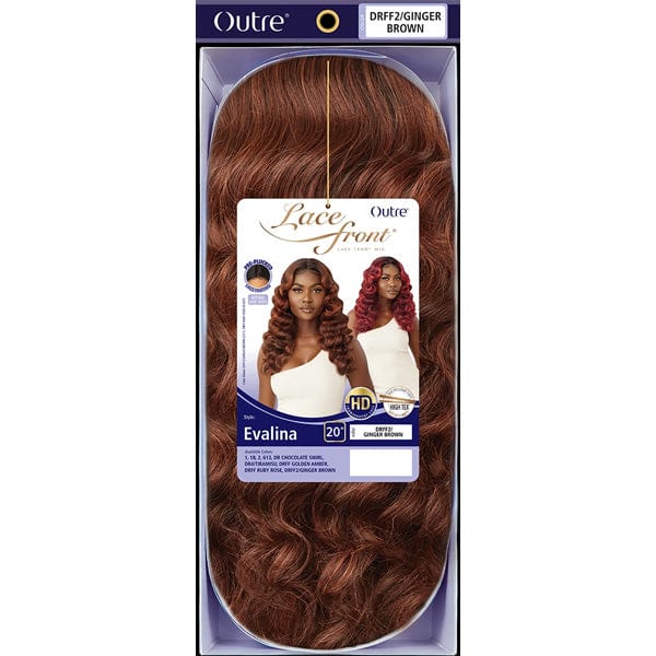 Outre Synthetic Swiss HD Lace Front Wig - EVALINA - Airhomei