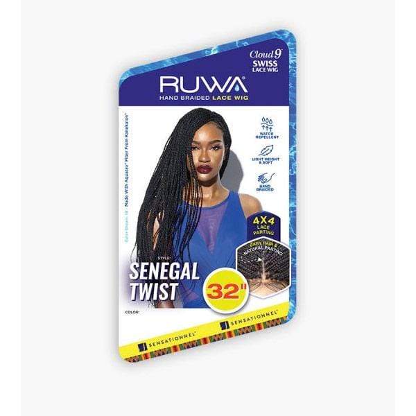 Sensationnel Cloud9 Ruwa 4x4 Swiss Braided Lace Front Wig - SENEGAL TWIST 32
