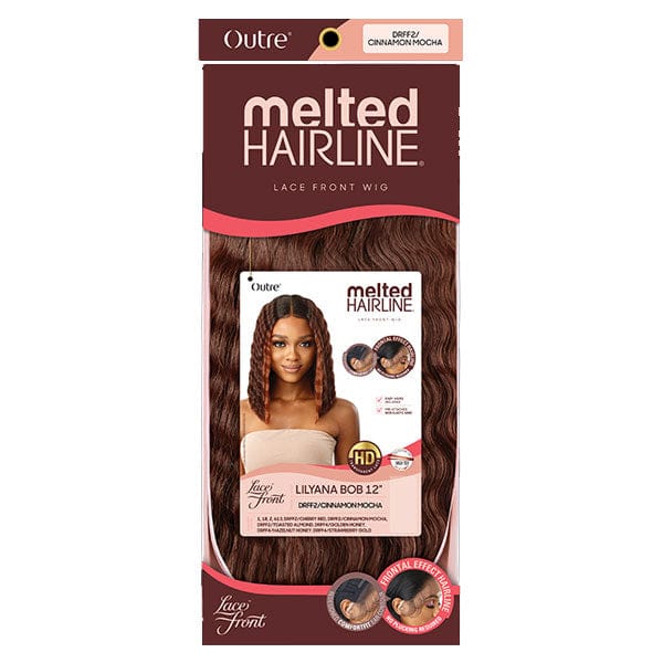 Outre Synthetic Melted Hairline HD Lace Front Wig - LILYANA BOB 12