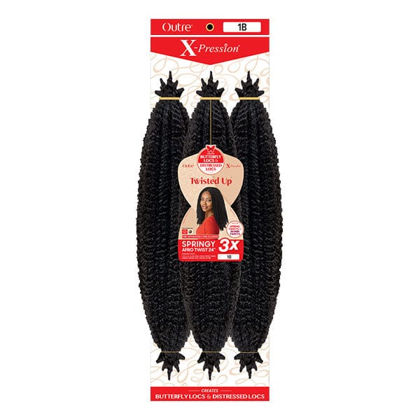 Outre X-Pression Twisted Up Crochet Braid - 3X SPRINGY AFRO TWIST 16