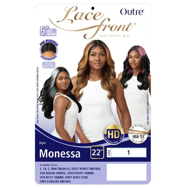 Outre Synthetic Swiss HD Lace Front Wig - MONESSA - Airhomei
