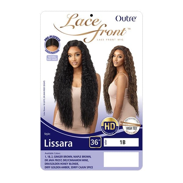 Outre Synthetic Swiss HD Lace Front Wig - LISSARA - Airhomei