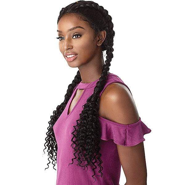 Sensationnel Cloud9 Vixen Synthetic Swiss Lace Wig - BOHEMIAN DUTCH BRAID - Airhomei
