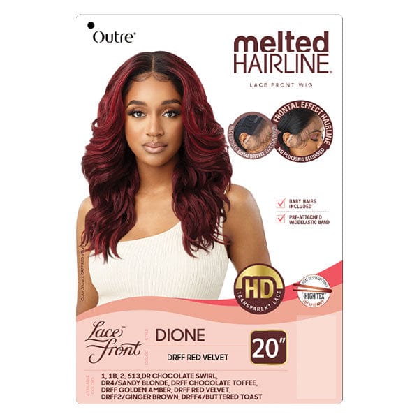 Outre Synthetic Melted Hairline HD Lace Front Wig - DIONE - Airhomei