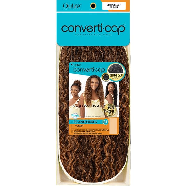Outre Converti Cap Wet & Wavy Synthetic Hair Wig - ISLAND CURLS - Airhomei