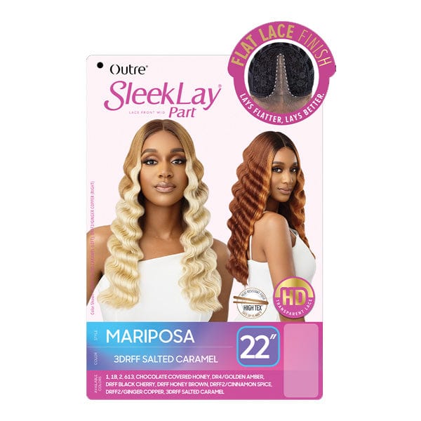 Outre Synthetic Sleeklay Part HD Lace Front Wig - MARIPOSA - Airhomei