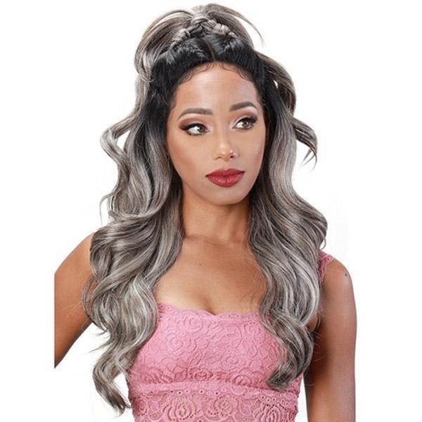 Zury Sis Beyond Synthetic Hair Twin Part Lace Front Wig - BYD TP LACE H BLAST - Clearance - Airhomei