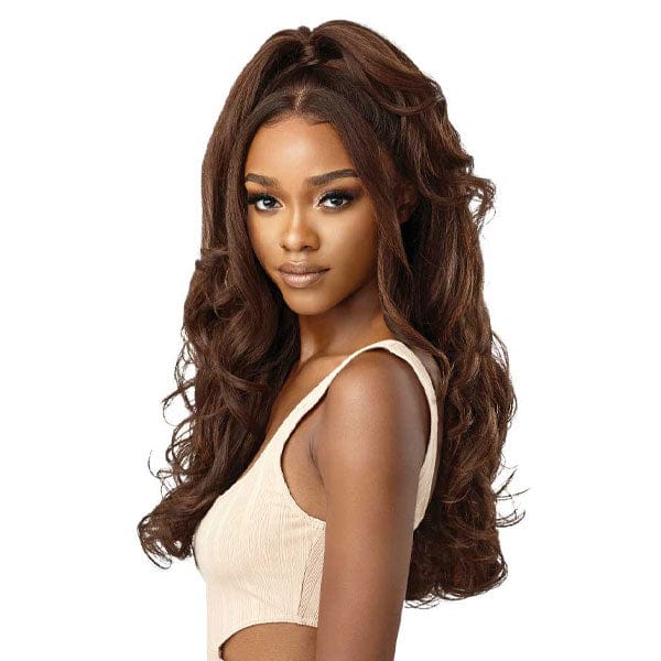 Outre Human Hair Blend 360 Lace Front Wig - KALINDA - Airhomei