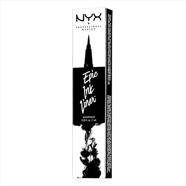 NYX Epic Ink Waterproof Liquid Eyeliner Pen-Black - (C) - Airhomei