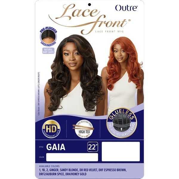 Outre Synthetic Swiss HD Lace Front Wig - GAIA - Airhomei