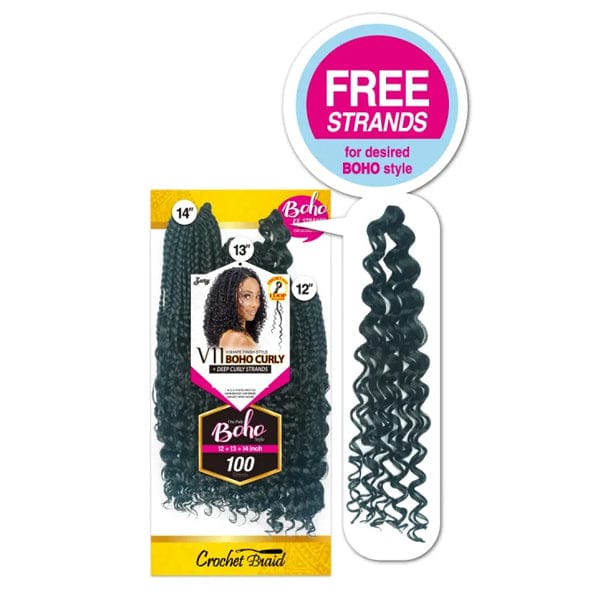 Zury Sis Synthetic Crochet Braid - V11 BOHO CURLY 12