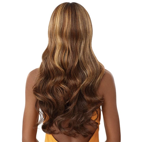 Outre Airtied Human Hair Blend Glueless 13X6 HD Lace Front Wig - HHB GLAM WAVES 28