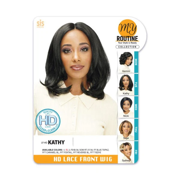 Zury Sis My Routine Synthetic HD Lace Front Wig - LF HD KATHY - Airhomei