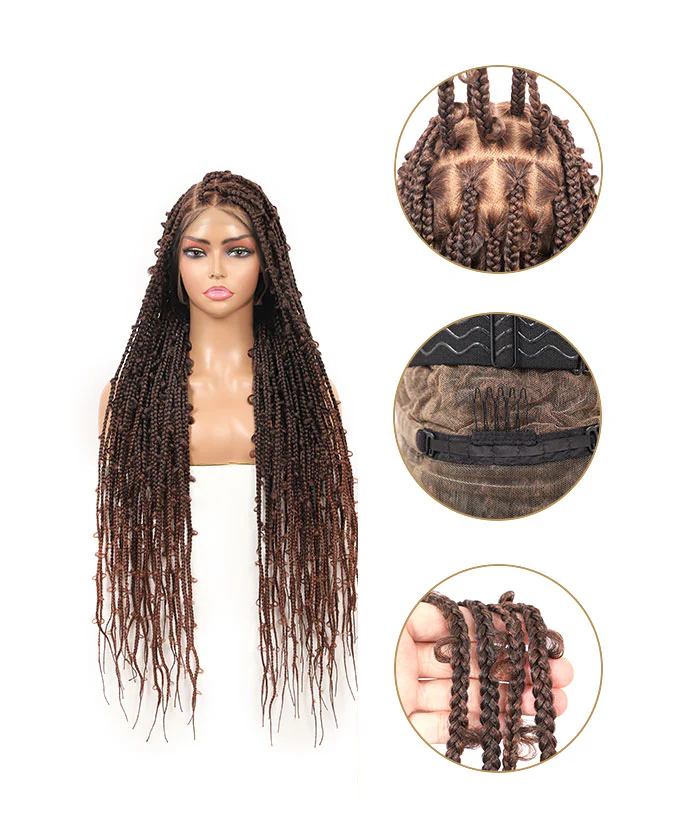 Fancivivi Butterfly Knotless Braids Over Hip-Length 36