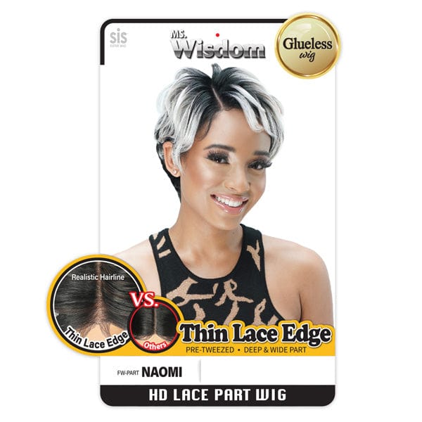 Zury Sis Ms. Wisdom Synthetic HD Lace Part Full Wig - FW PART NAOMI - Airhomei