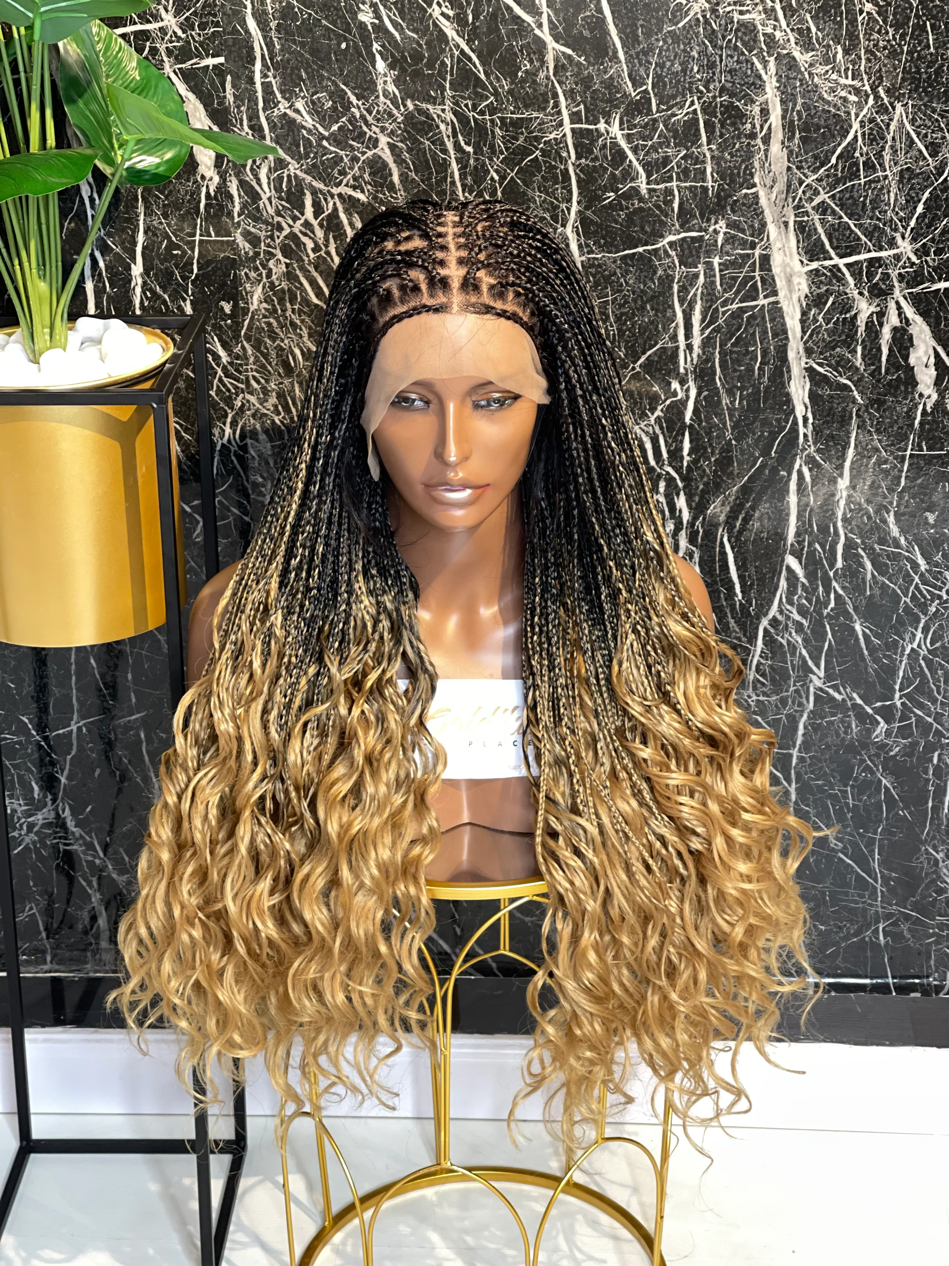 Sisi Curly unit - Knotless Braid Wig - Airhomei
