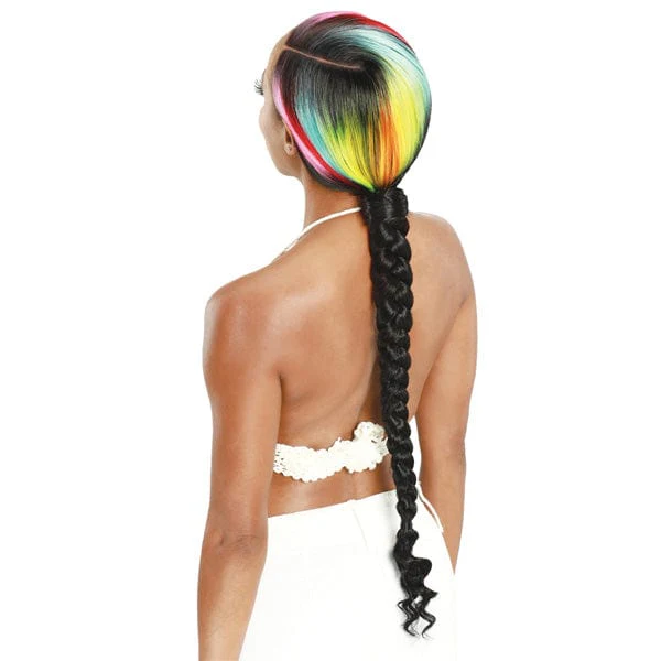 Zury Sis Braid Pony Synthetic HD Lace Front Wig - LF RWANDA - Airhomei