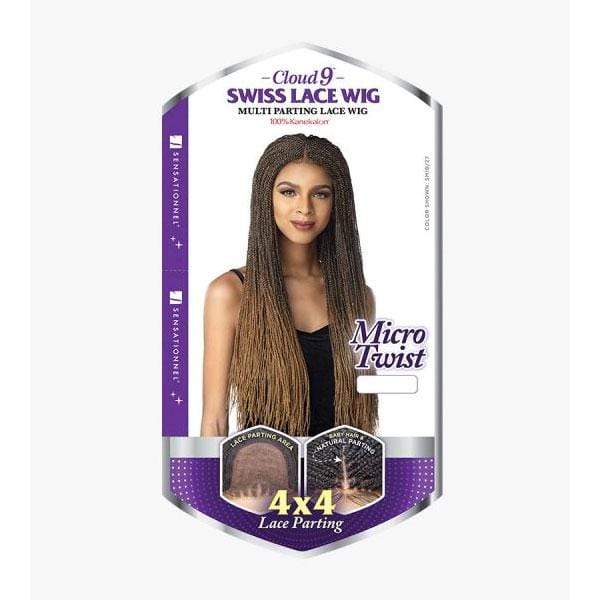 Sensationnel Cloud9 4x4 Part Swiss Braided Lace Wig - MICRO TWIST - Airhomei