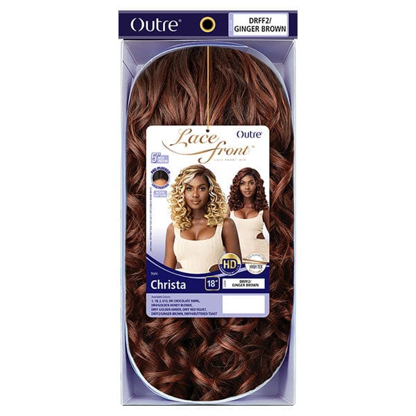 Outre Synthetic Swiss HD Lace Front Wig - CHRISTA - Airhomei