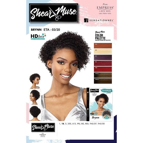Sensationnel Shear Muse Synthetic Hair Empress Lace Front Wig - BRYNN - Airhomei