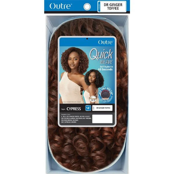 Outre Quick Weave Synthetic Half Wig - CYPRESS - Airhomei