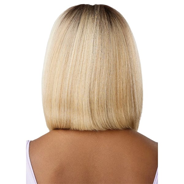 Outre Airtied Human Hair Blend Glueless 13X6 HD Lace Front Wig - HHB NATURAL YAKI 12